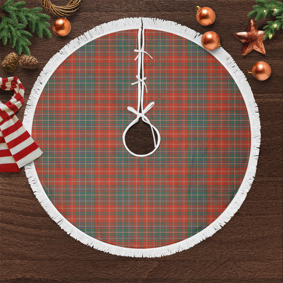 Clan MacDougall Ancient Tartan Christmas Tree Skirt YA41 MacDougall Ancient Tartan Tartan Christmas   