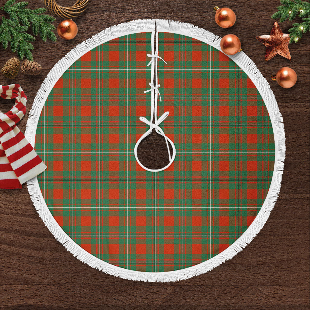 Clan MacGregor Ancient Tartan Christmas Tree Skirt VK90 MacGregor Ancient Tartan Tartan Christmas   