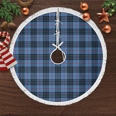 Clan MacKay Blue Tartan Christmas Tree Skirt EI98 MacKay Blue Tartan Tartan Christmas   