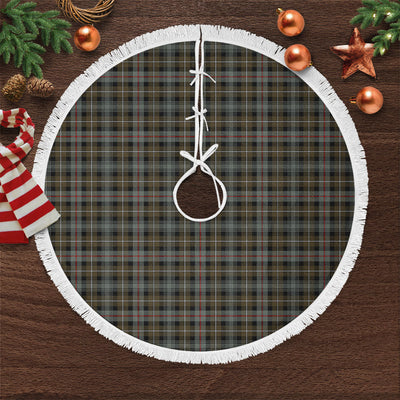 Clan MacKenzie Weathered Tartan Christmas Tree Skirt XA29