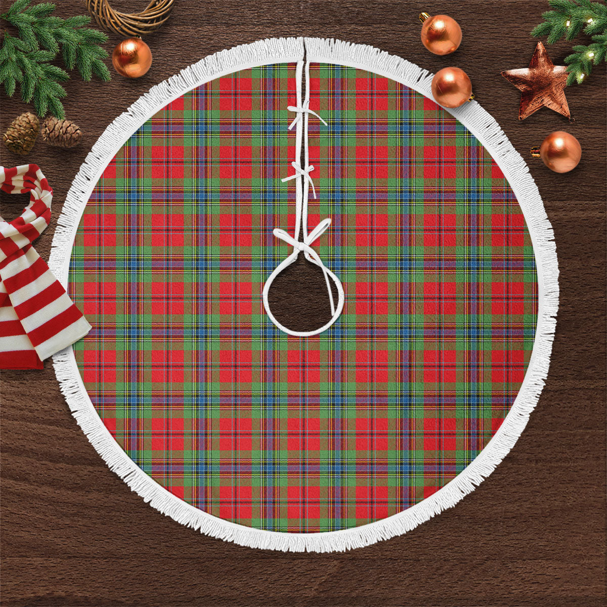 Clan MacLean of Duart Modern Tartan Christmas Tree Skirt KK37 MacLean of Duart Modern Tartan Tartan Christmas   