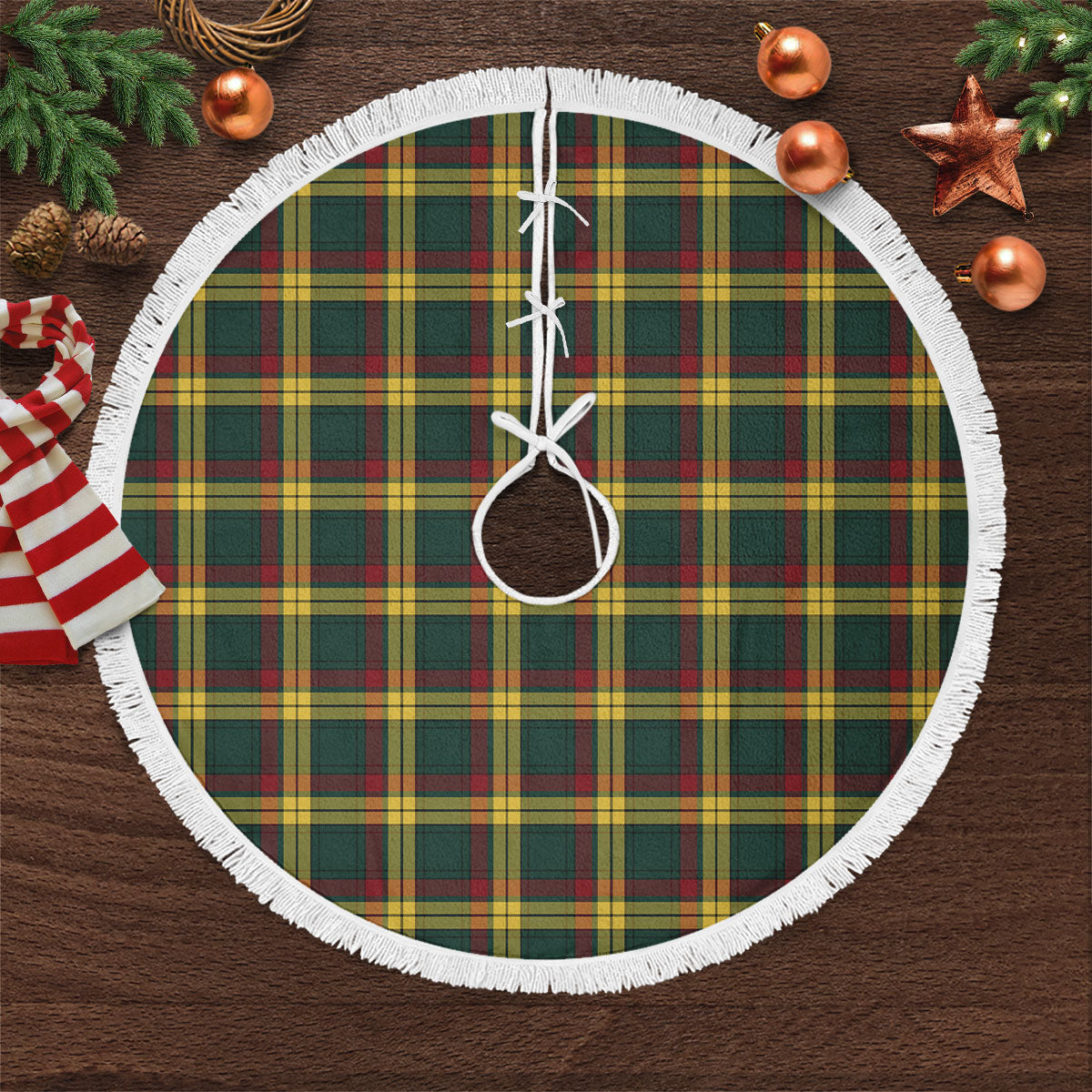 Clan MacMillan Old Modern Tartan Christmas Tree Skirt KZ24 MacMillan Old Modern Tartan Tartan Christmas   