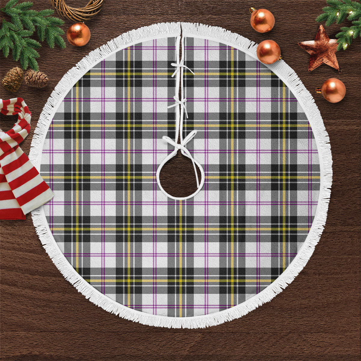 Clan MacPherson Dress Modern Tartan Christmas Tree Skirt IJ51 MacPherson Dress Modern Tartan Tartan Christmas   