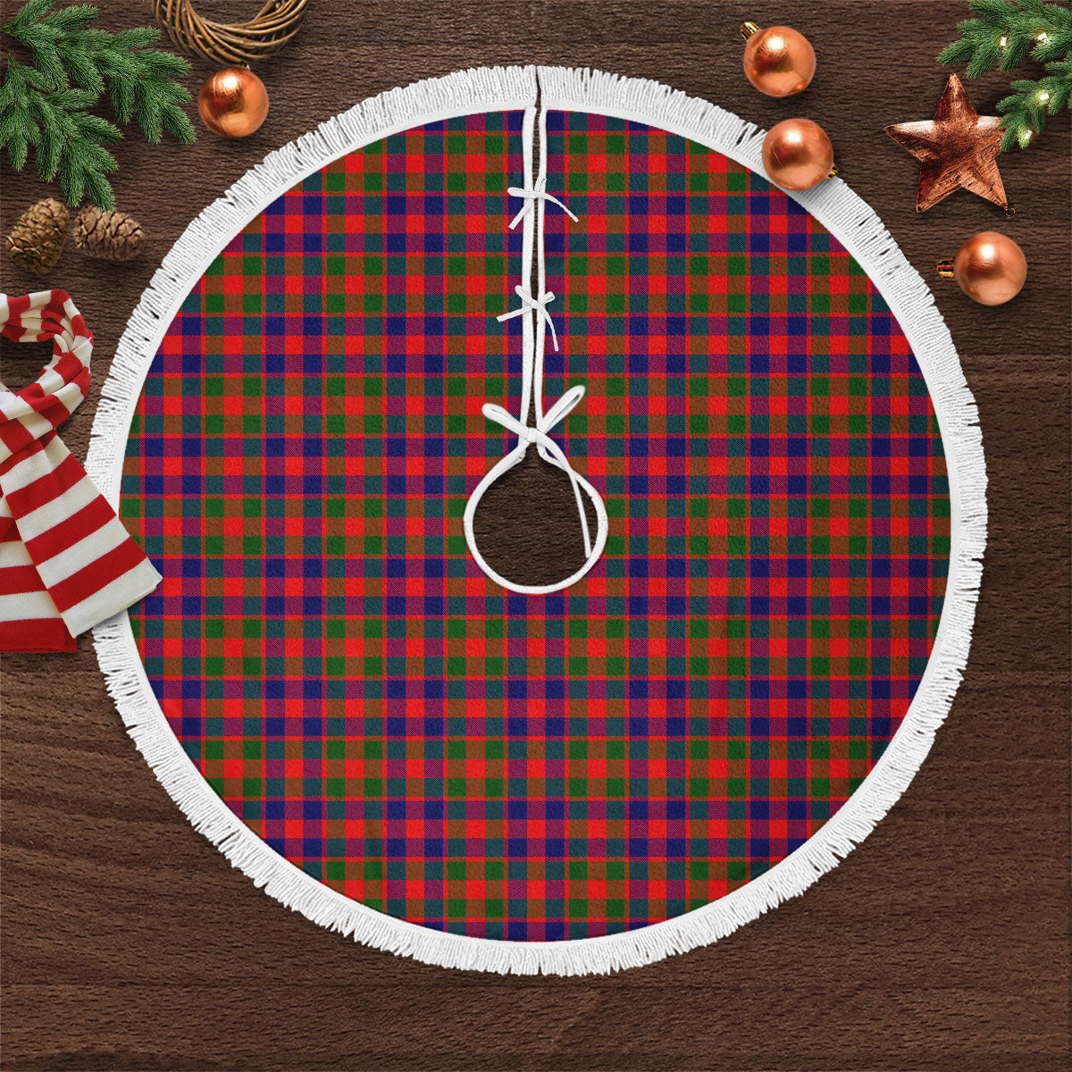 Clan McGowan Tartan Christmas Tree Skirt VX73 McGowan Tartan Tartan Christmas   