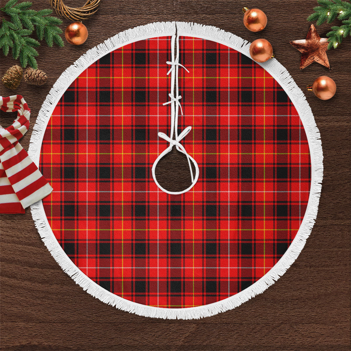 Clan McIvor Tartan Christmas Tree Skirt RZ69 McIvor Tartan Tartan Christmas   