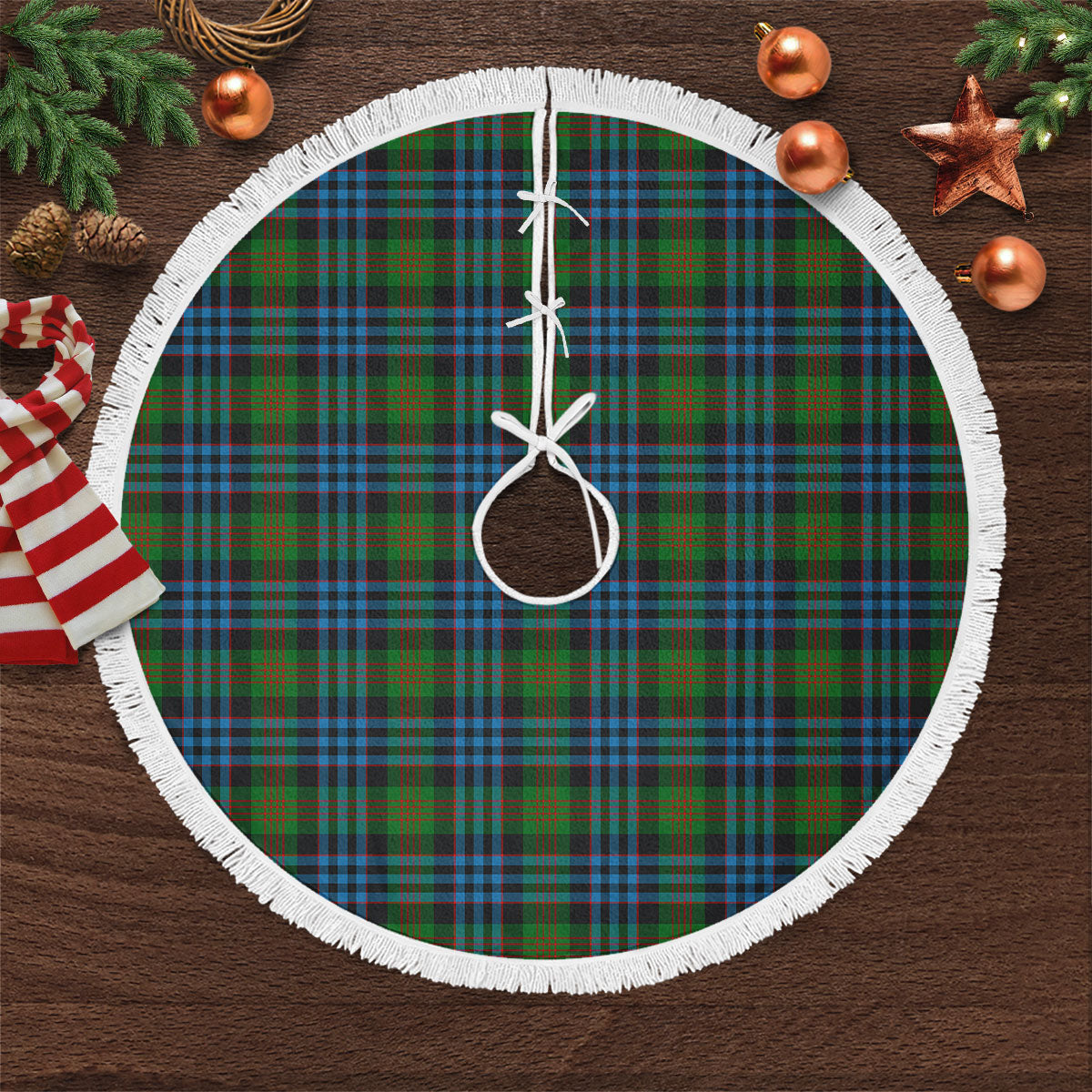 Clan Newlands Tartan Christmas Tree Skirt UI26 Newlands Tartan Tartan Christmas   