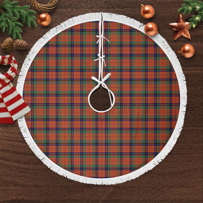 Clan Nicolson Ancient Tartan Christmas Tree Skirt
