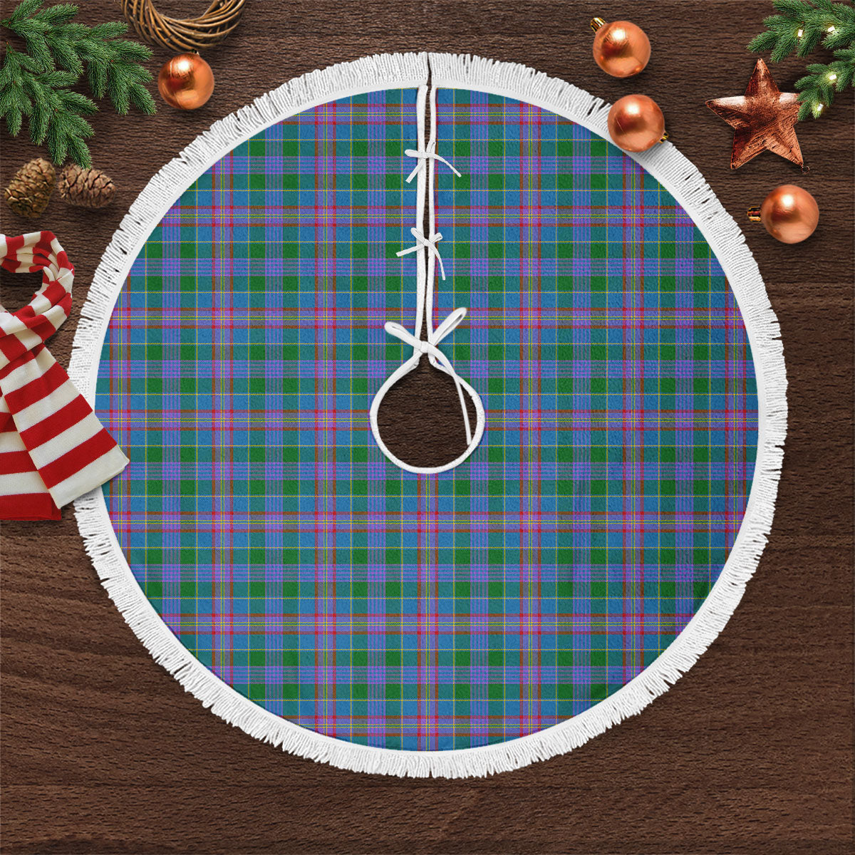 Clan Pitcairn Hunting Tartan Christmas Tree Skirt TQ44 Pitcairn Hunting Tartan Tartan Christmas   