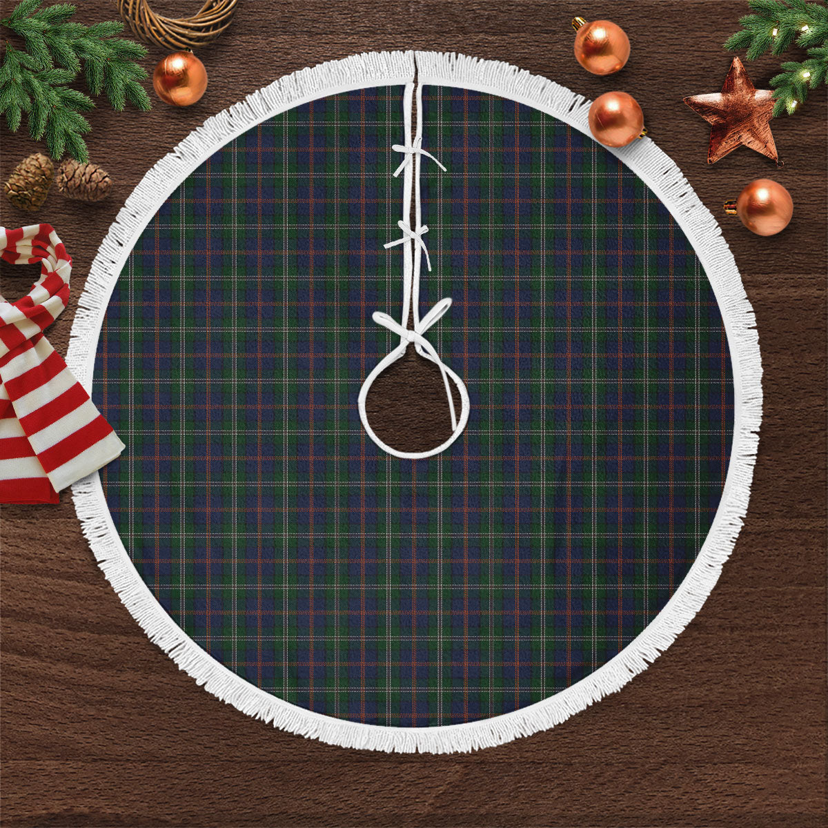Clan Purves Tartan Christmas Tree Skirt RL21 Purves Tartan Tartan Christmas   