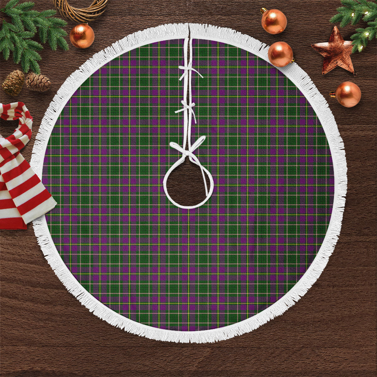 Clan Taylor Tartan Christmas Tree Skirt VW67 Taylor Tartan Tartan Christmas   