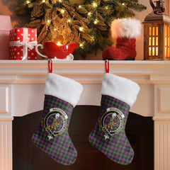 Clan MacLennan Modern Tartan Crest Christmas Stocking YG14 MacLennan Modern Tartan Tartan Stocking   