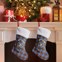 Clan Pennycook Tartan Crest Christmas Stocking UQ50 Pennycook Tartan Tartan Stocking   