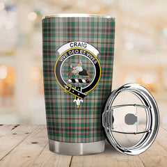 Clan Craig Ancient Tartan Crest Tumbler ZW81 Clan Craig Tartan Today   