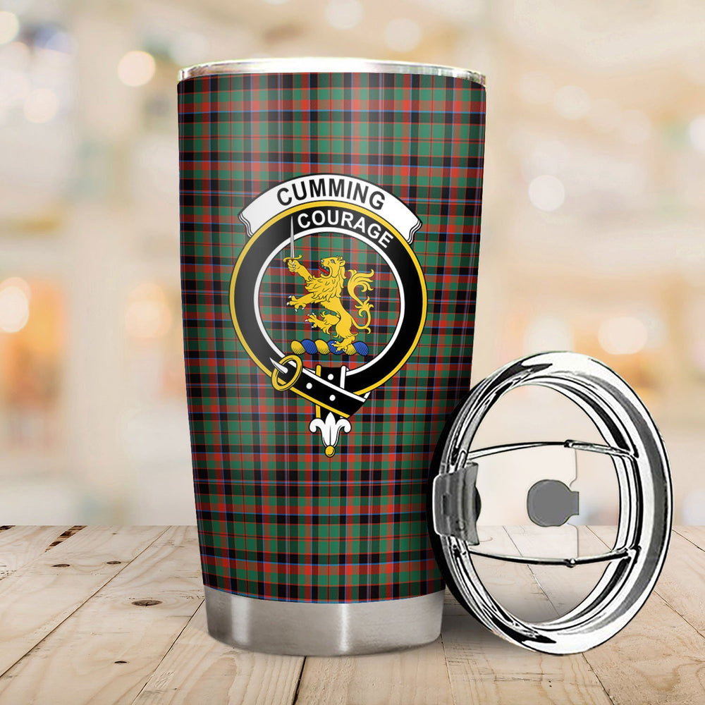 Clan Cumming Hunting Ancient Tartan Crest Tumbler AR57 Clan Cumming Tartan Today   
