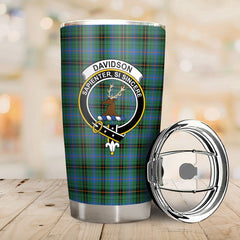 Clan Davidson Ancient Tartan Crest Tumbler NB99 Clan Davidson Tartan Today   