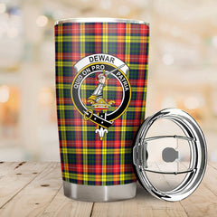 Clan Dewar Tartan Crest Tumbler FJ78 Clan Dewar Tartan Today   