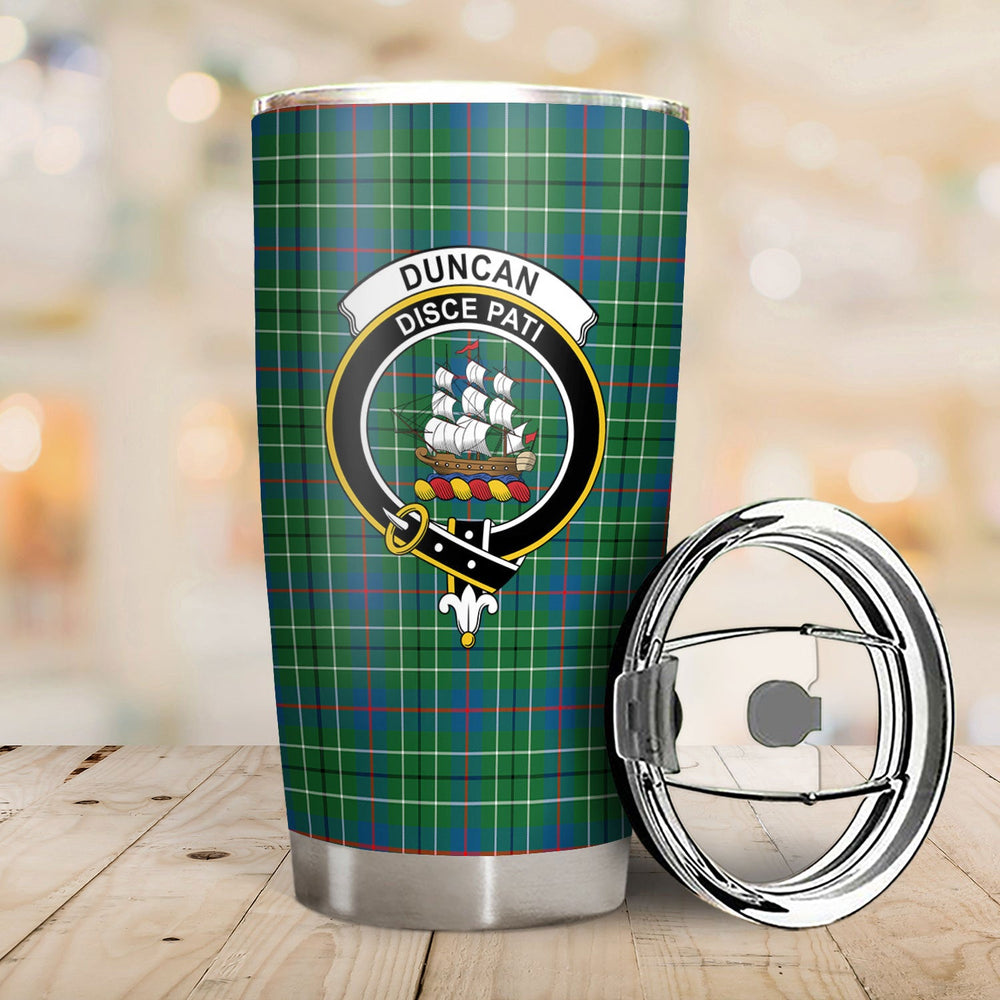 Clan Duncan Ancient Tartan Crest Tumbler AI57 Clan Duncan Tartan Today   