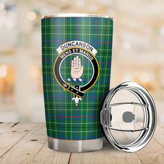 Clan Duncanson Tartan Crest Tumbler JM92 Clan Duncan Tartan Today   