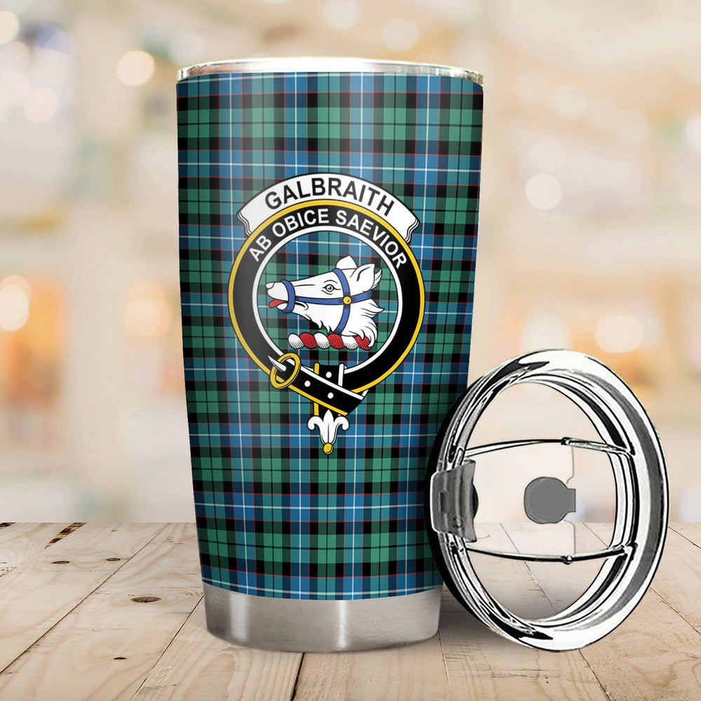 Clan Galbraith Ancient Tartan Crest Tumbler CX13 Clan Rait Tartan Today   