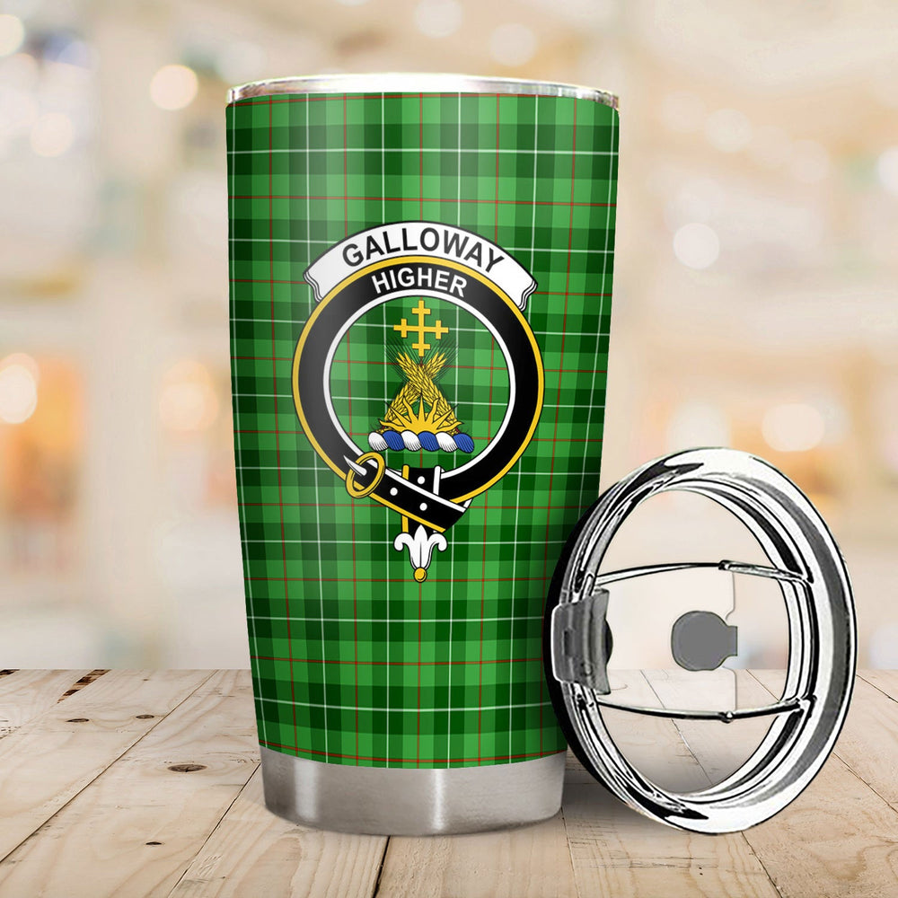 Clan Galloway District Tartan Crest Tumbler ZQ43 Clan Galloway Tartan Today   