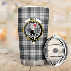 Clan Glendinning Tartan Crest Tumbler VE85 Clan Glen Tartan Today   
