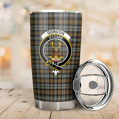 Clan Gordon Weathered Tartan Crest Tumbler IY85 Clan Gordon Tartan Today   