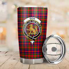Clan Gow (or McGouan) Tartan Crest Tumbler HQ52 Clan Gow Tartan Today   