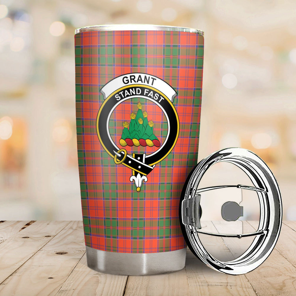 Clan Grant Ancient Tartan Crest Tumbler TW78 Clan Grant Tartan Today   