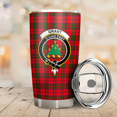 Clan Grant Modern Tartan Crest Tumbler GR32 Clan Grant Tartan Today   