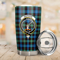 Clan Guthrie Ancient Tartan Crest Tumbler MS69 Clan Guthrie Tartan Today   