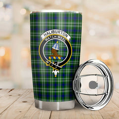 Clan Haliburton Tartan Crest Tumbler AP84 Clan Haliburton Tartan Today   