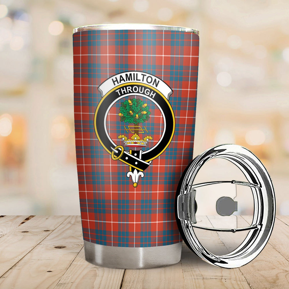 Clan Hamilton Ancient Tartan Crest Tumbler LO26 Clan Hamilton Tartan Today   
