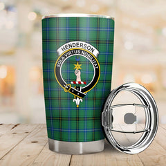 Clan Henderson Ancient Tartan Crest Tumbler MR11 Clan Henderson Tartan Today   