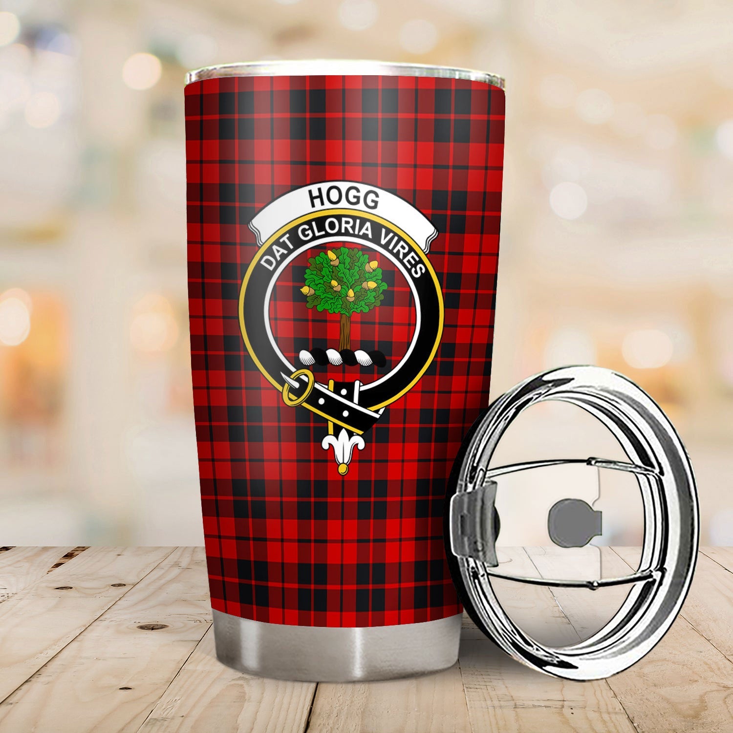 Clan Hogg Tartan Crest Tumbler AN17 Clan Hogg Tartan Today   