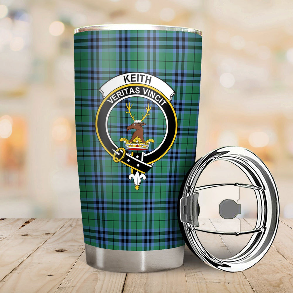 Clan Keith Ancient Tartan Crest Tumbler IJ37 Clan Keith Tartan Today   