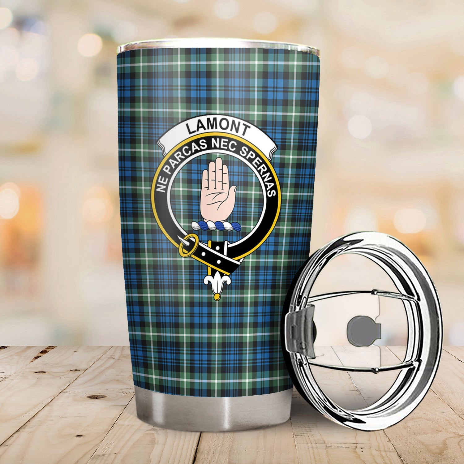 Clan Lamont Ancient Tartan Crest Tumbler TX82 Clan Lamont Tartan Today   