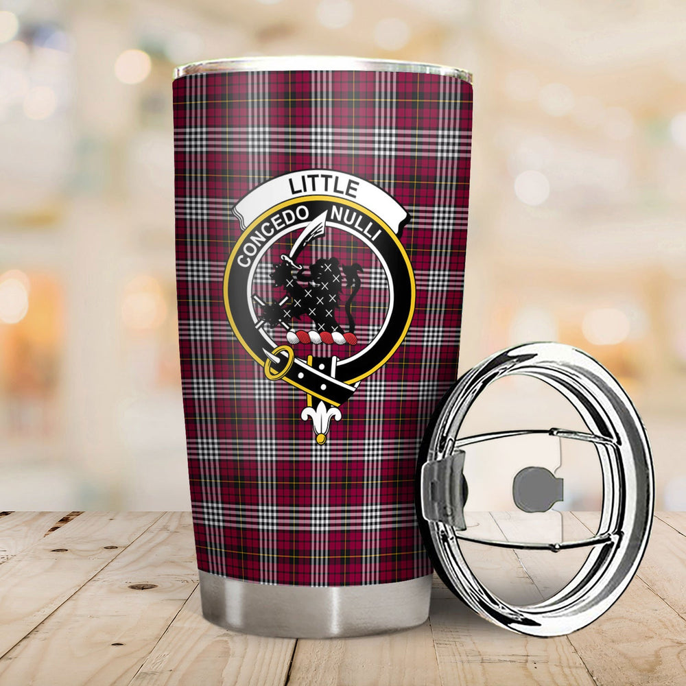 Clan Little Tartan Crest Tumbler BU51 Clan Little Tartan Today   