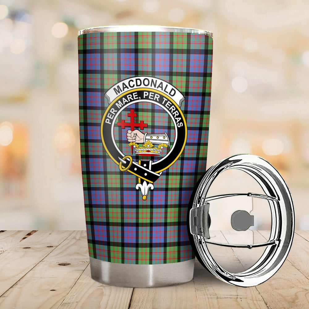 Clan MacDonald Ancient Tartan Crest Tumbler RB93 Clan MacDonald Tartan Today   