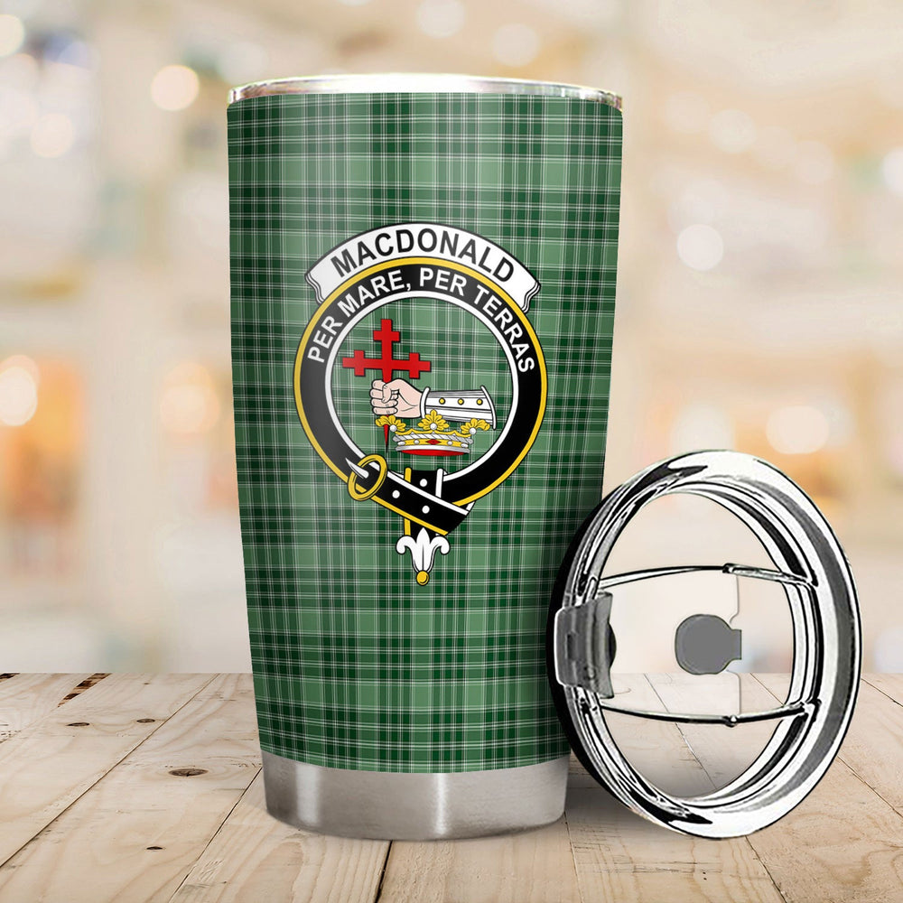 Clan MacDonald Lord of the Isles Hunting Tartan Crest Tumbler VT74 Clan MacDonald Tartan Today   