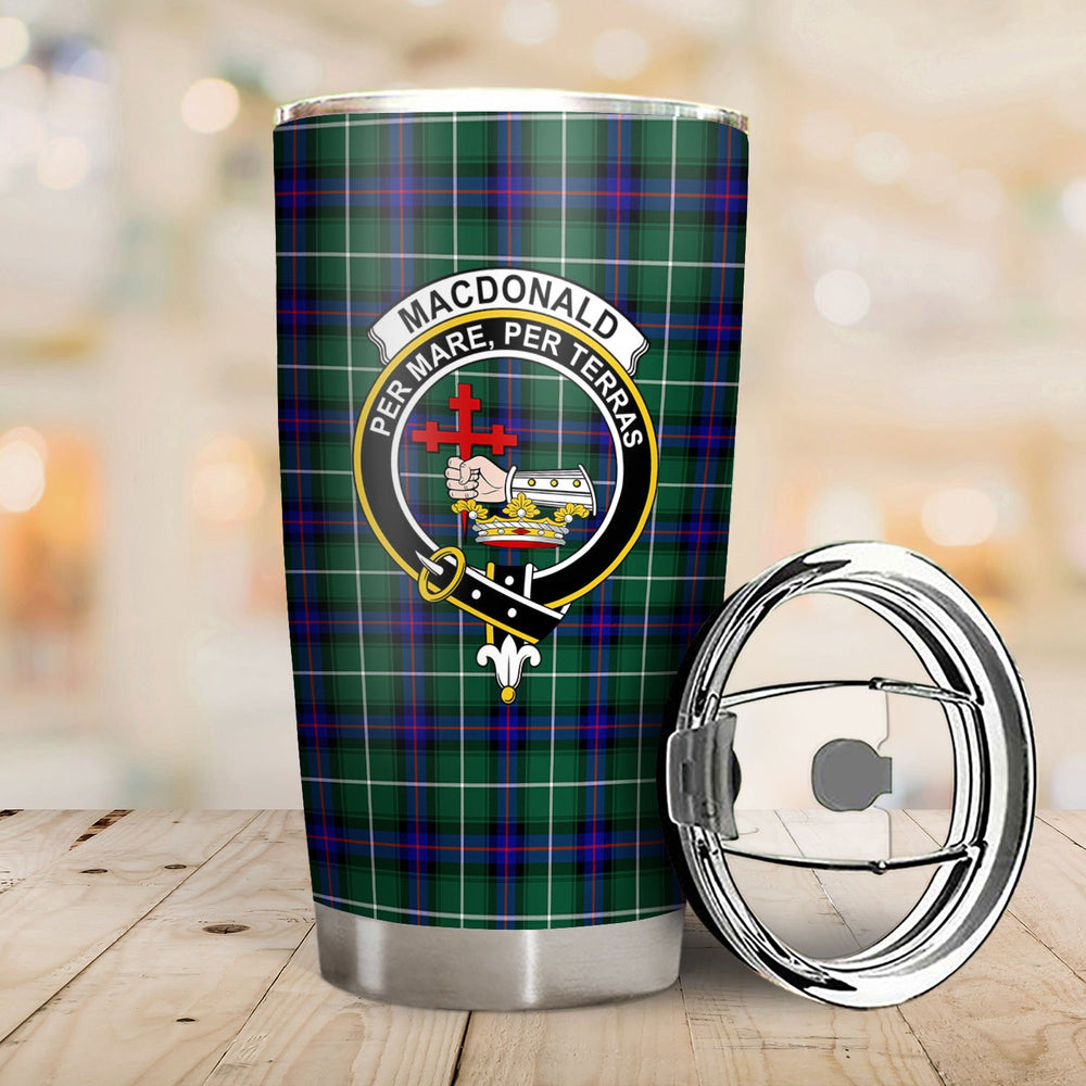 Clan MacDonald of the Isles Hunting Modern Tartan Crest Tumbler TU46 Clan MacDonald Tartan Today   