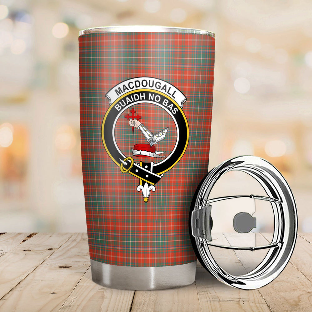 Clan MacDougall Ancient Tartan Crest Tumbler TP79 Clan MacDougall Tartan Today   