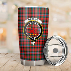 Clan MacDuff Modern Tartan Crest Tumbler KA19 Clan MacDuff Tartan Today   