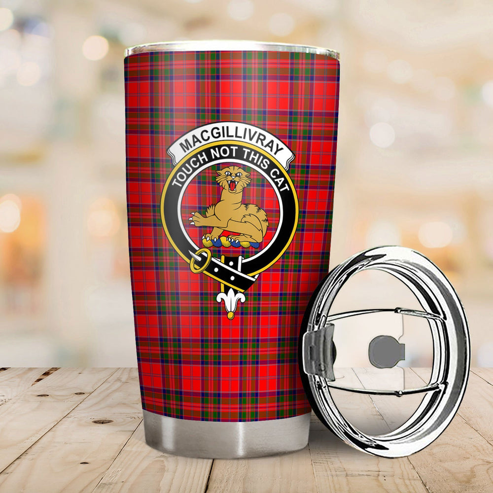Clan MacGillivray Modern Tartan Crest Tumbler HM73 Clan MacGillivray Tartan Today   