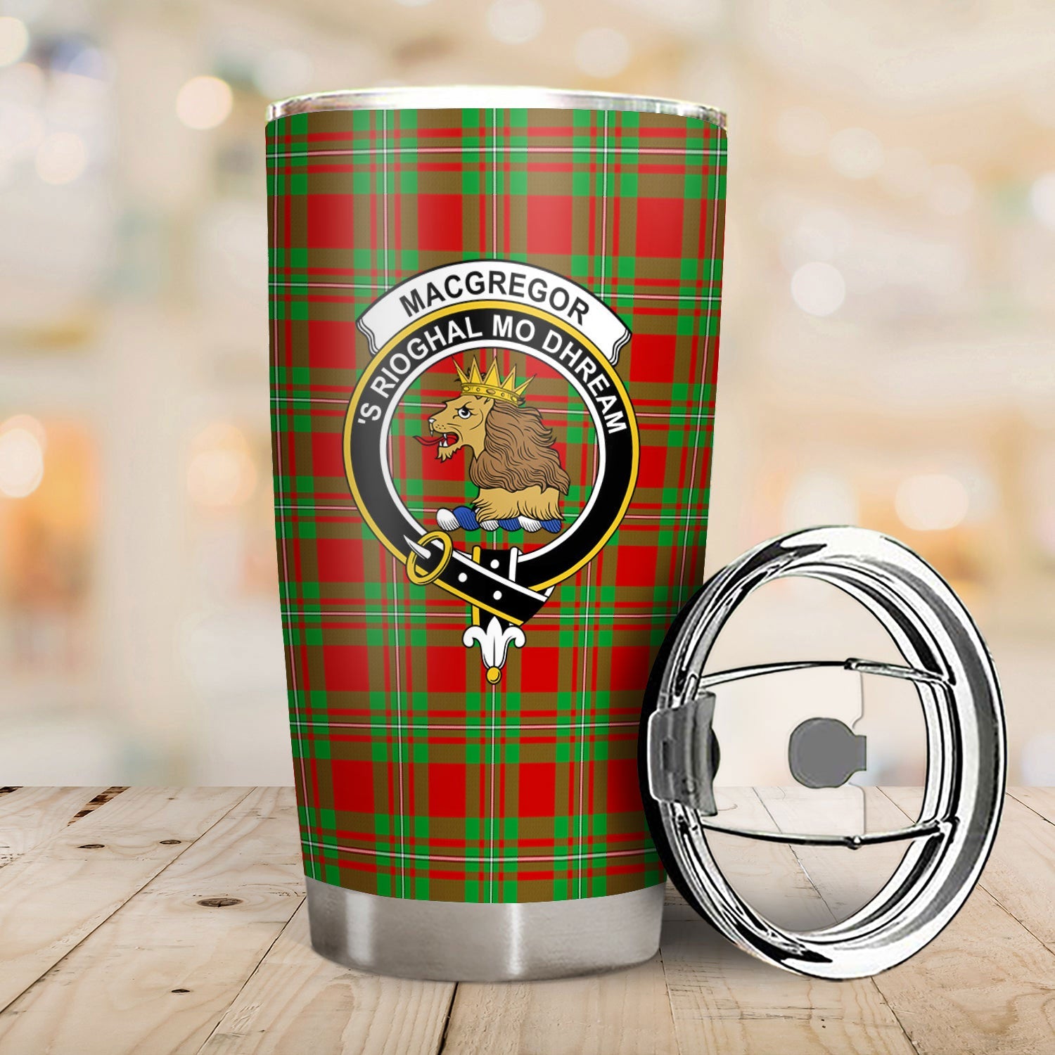 Clan MacGregor Modern Tartan Crest Tumbler UN66 Clan MacGregor Tartan Today   