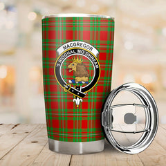 Clan MacGregor Modern Tartan Crest Tumbler UN66 Clan MacGregor Tartan Today   