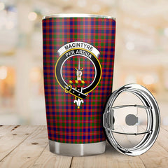 Clan MacIntyre Modern Tartan Crest Tumbler FO35 Clan MacIntyre Tartan Today   