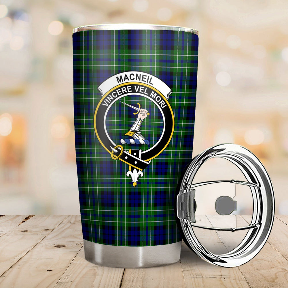 Clan MacNeil of Colonsay Modern Tartan Crest Tumbler LM67 Clan MacNeil / MacNeill Tartan Today   