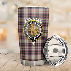 Clan MacPherson Hunting Ancient Tartan Crest Tumbler TR27 Clan MacPherson Tartan Today   