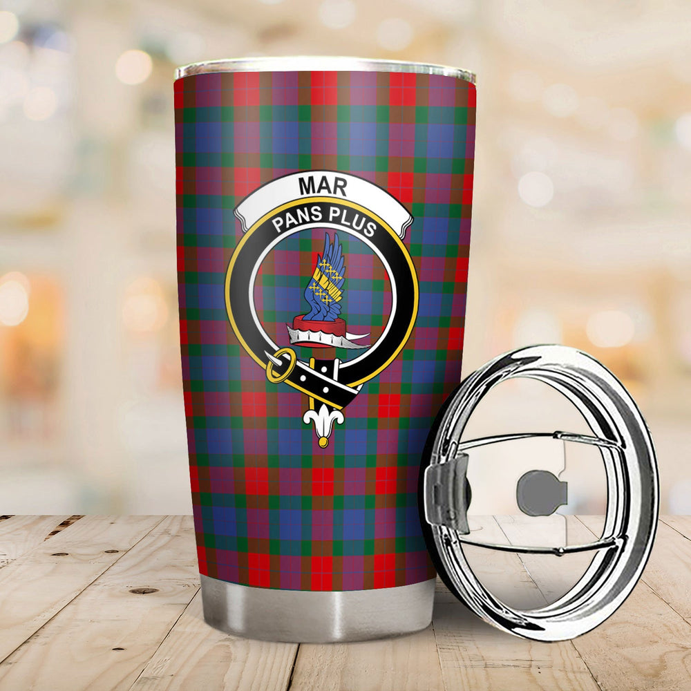 Clan Mar Tartan Crest Tumbler EO72 Clan Mar Tartan Today   