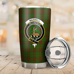 Clan Maxwell Hunting Tartan Crest Tumbler FY17 Clan Maxwell Tartan Today   